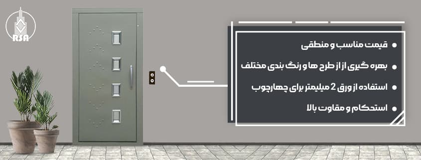قیمت درب آسانسور لولایی بهران