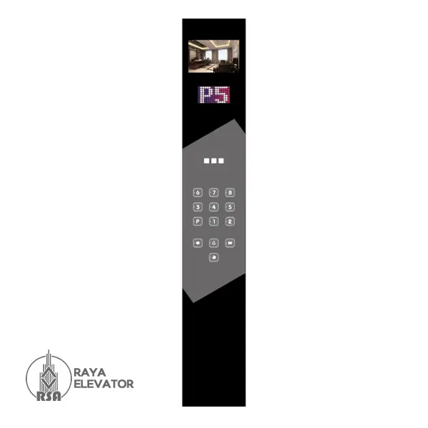 شستی کابین کارالیفت طرحTITANIUM سیلور