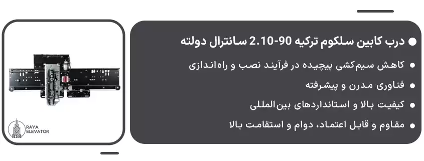 درب کابین سلکوم ترکیه 90-2.10 سانترال دولته1