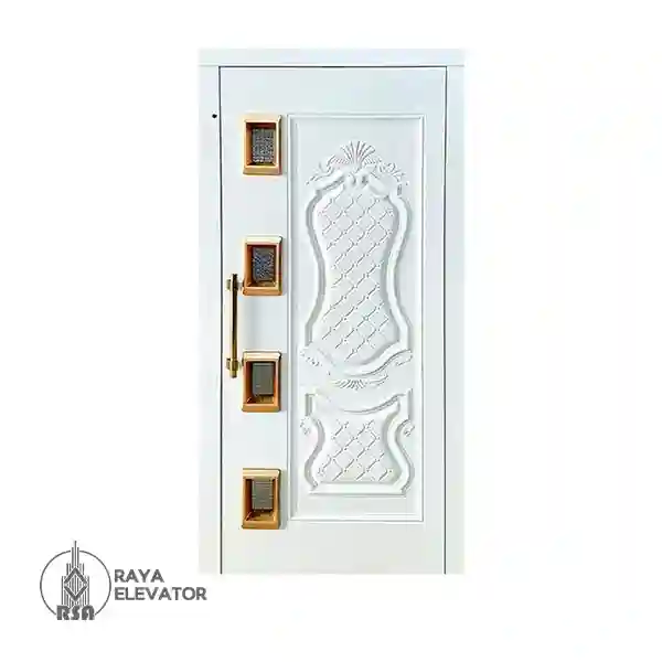 خرید درب لولایی آسانسور طرح دیپلمات