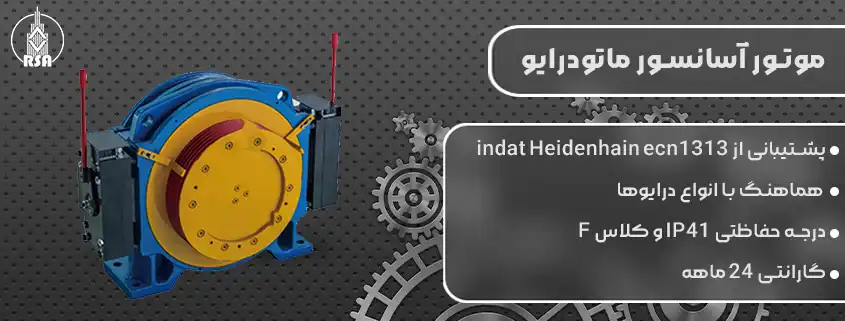 موتور آسانسور گیرلس موتودرایو 6نفره