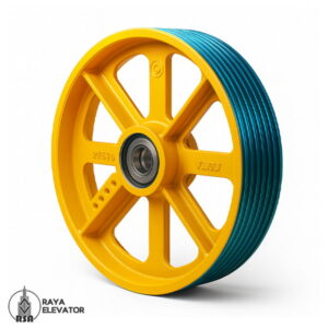 فلکه اصلی موتور گیربکس آسانسور