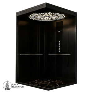 کابین آسانسور استیل کد 3850 مشکی