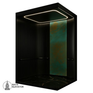 کابین آسانسور کد 3715 مشکی