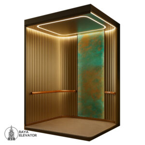 قیمت کابین آسانسور کد 3715 طلایی