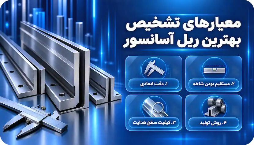 معیار های تشخیص بهترین ریل آسانسور