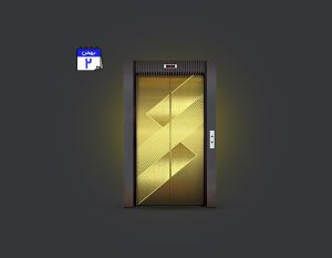 استیل کردن درب آسانسور