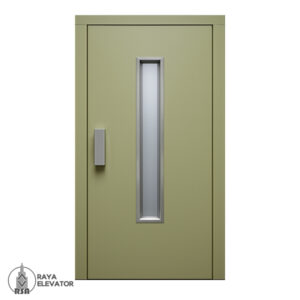 درب آسانسور لولایی کد 6063 طرح فوپا