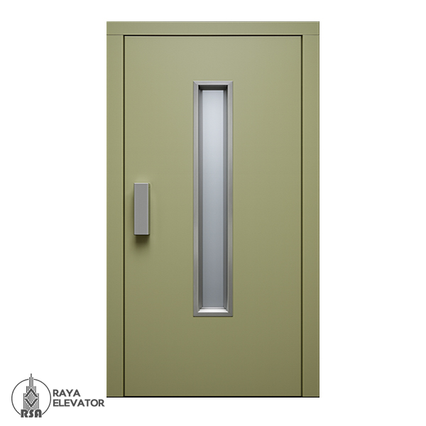 درب آسانسور لولایی کد 6063 طرح فوپا