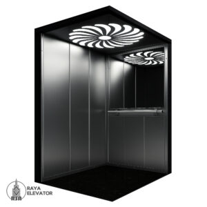 کابین آسانسور استیل خشدار