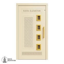 درب لولایی آسانسور کد 6057