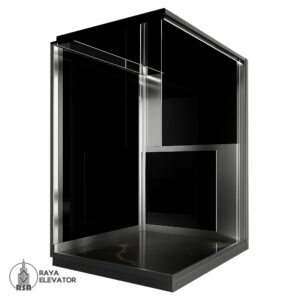 کابین آسانسور کد 3711 نقره ای