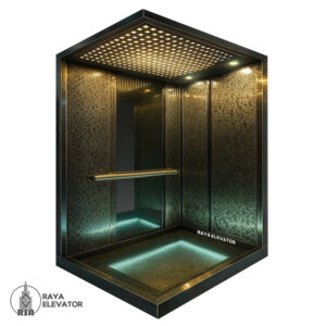 کابین آسانسور مشجر دودی