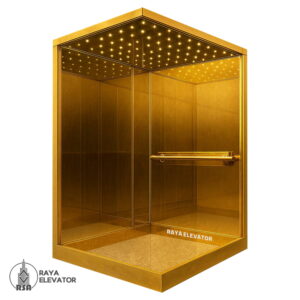 کابین استیل تایل طلایی کد3710