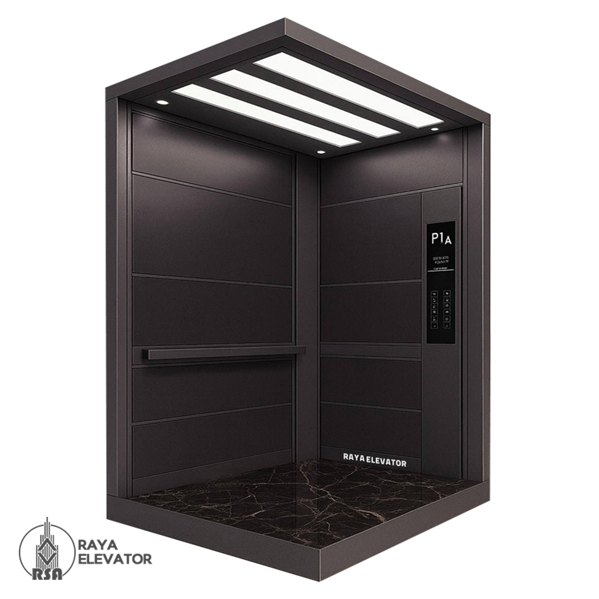 کابین استیل خشدار دودی کد3713