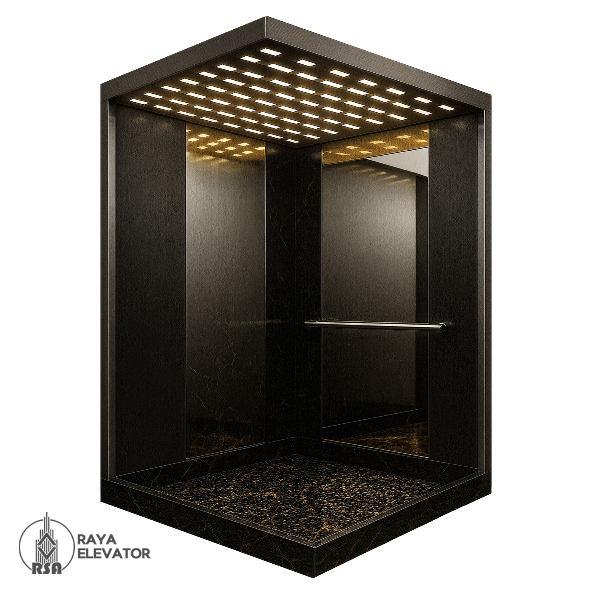 کابین استیل خشدار کد 3709 دودی