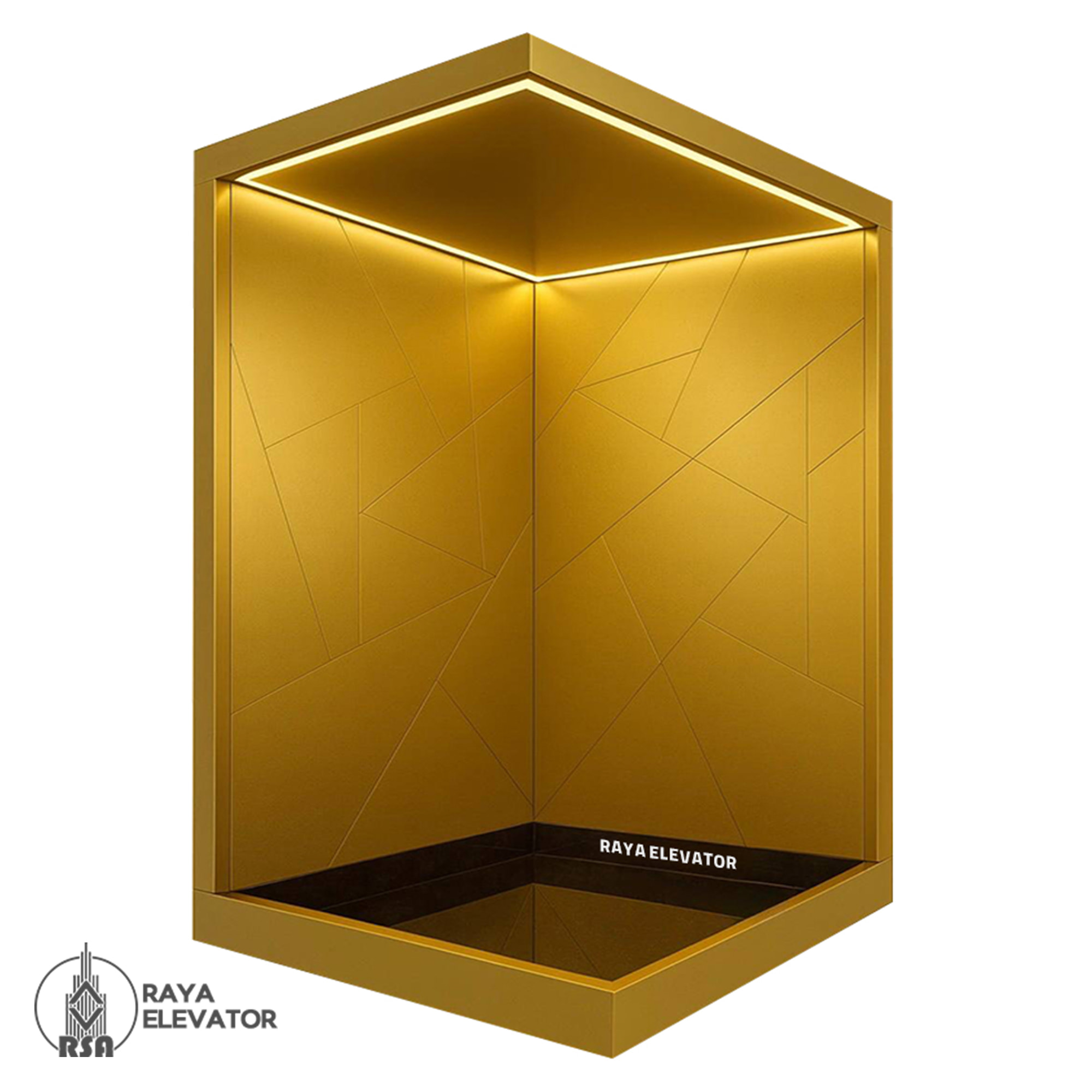 کابین آسانسور استیل کد3504