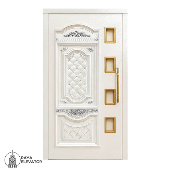 درب آسانسور لولایی کد 6032 سفید