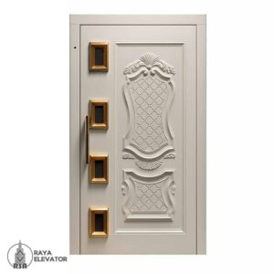 درب آسانسور لولایی طرح دیپلمات | ساخت درب لولایی آسانسور