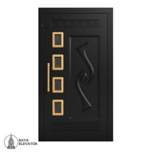 درب آسانسور لولایی کد 6044 مشکی