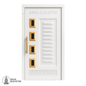 خرید درب آسانسور لولایی کد6034 سفید