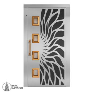 قیمت درب آسانسور لولایی کد6036 سیلور