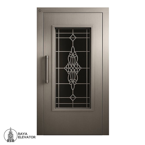 خرید درب آسانسور لولایی کد6039 سیلور