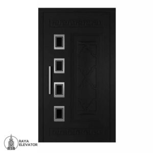 درب آسانسور لولایی کد6042 مشکی