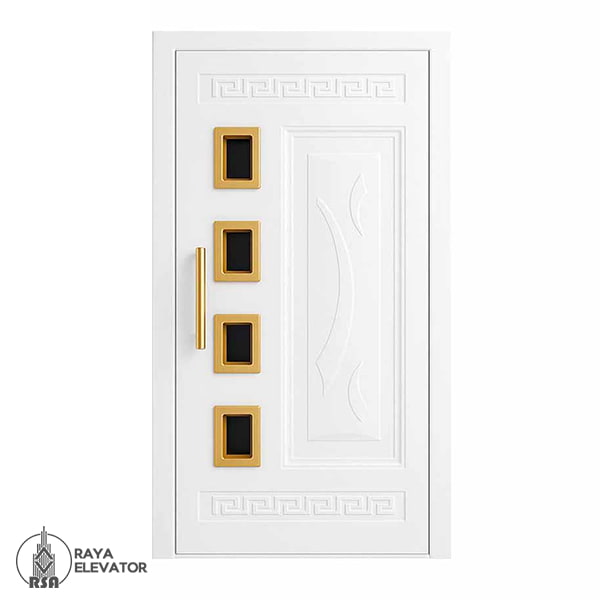 درب آسانسور لولایی کد6043 سفید