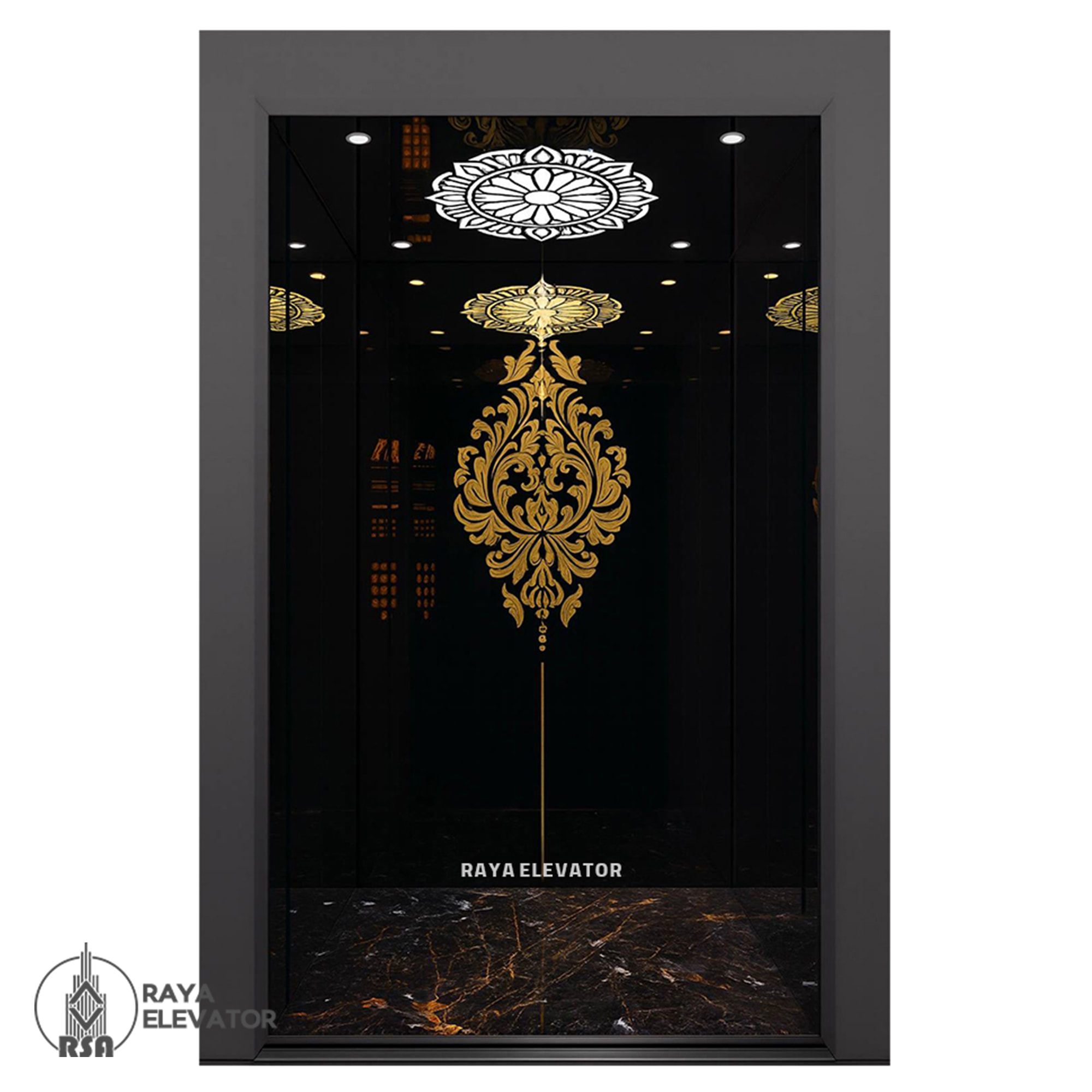 قیمت کابین آسانسور استیل کد3511