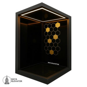 کابین آسانسور استیل کد3514