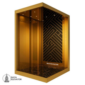 کابین آسانسور استیل کد3520