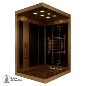 کابین آسانسور استیل کد3522