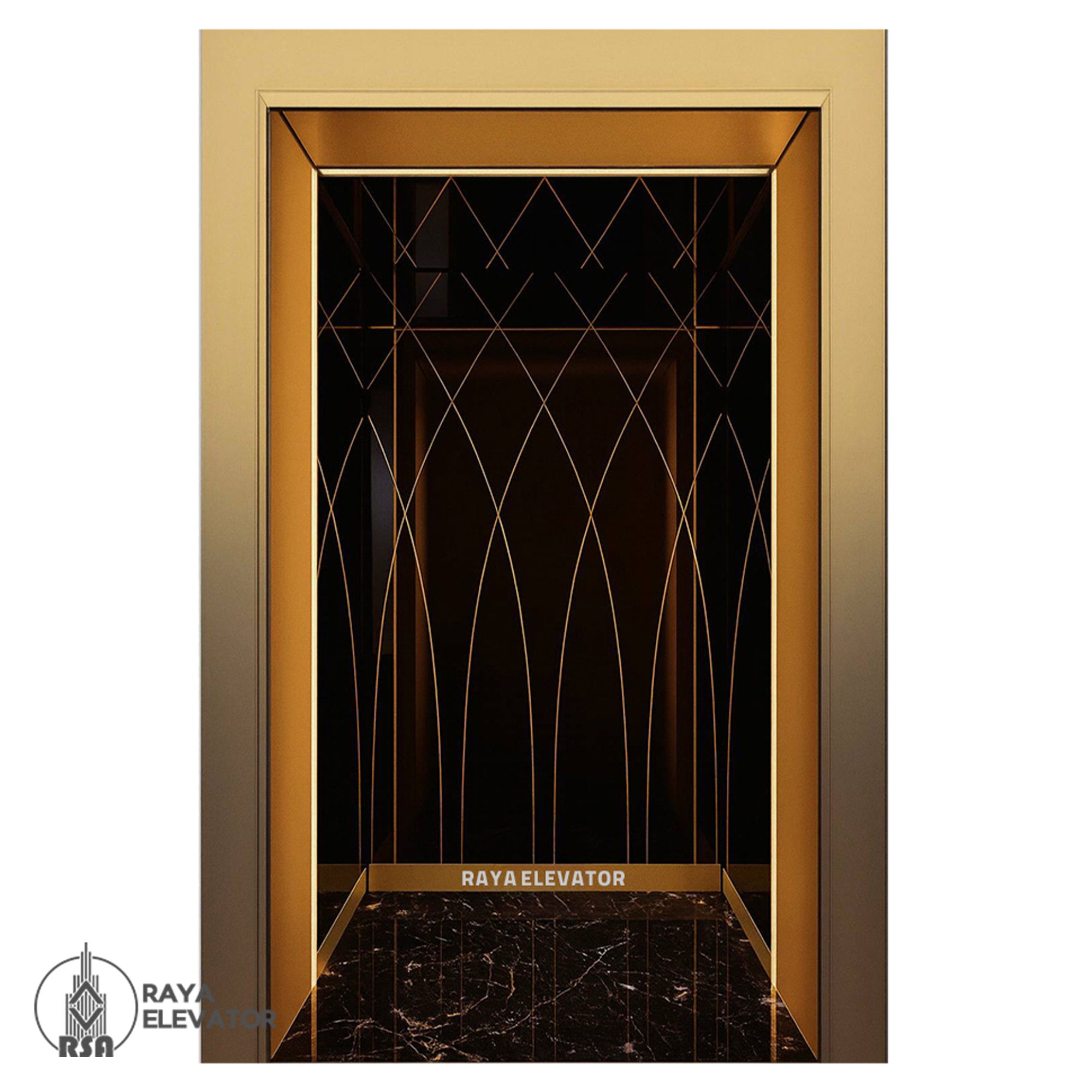 قیمت کابین آسانسور استیل کد3523