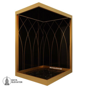 کابین آسانسور استیل کد3523