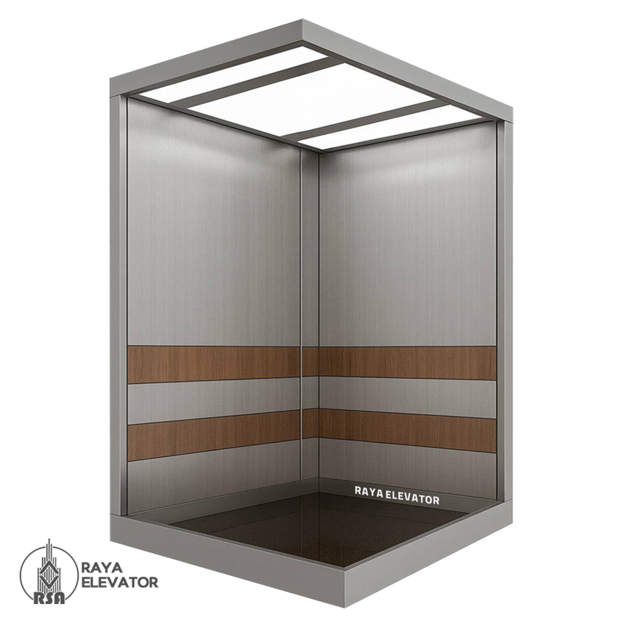 کابین آسانسور استیل کد3524