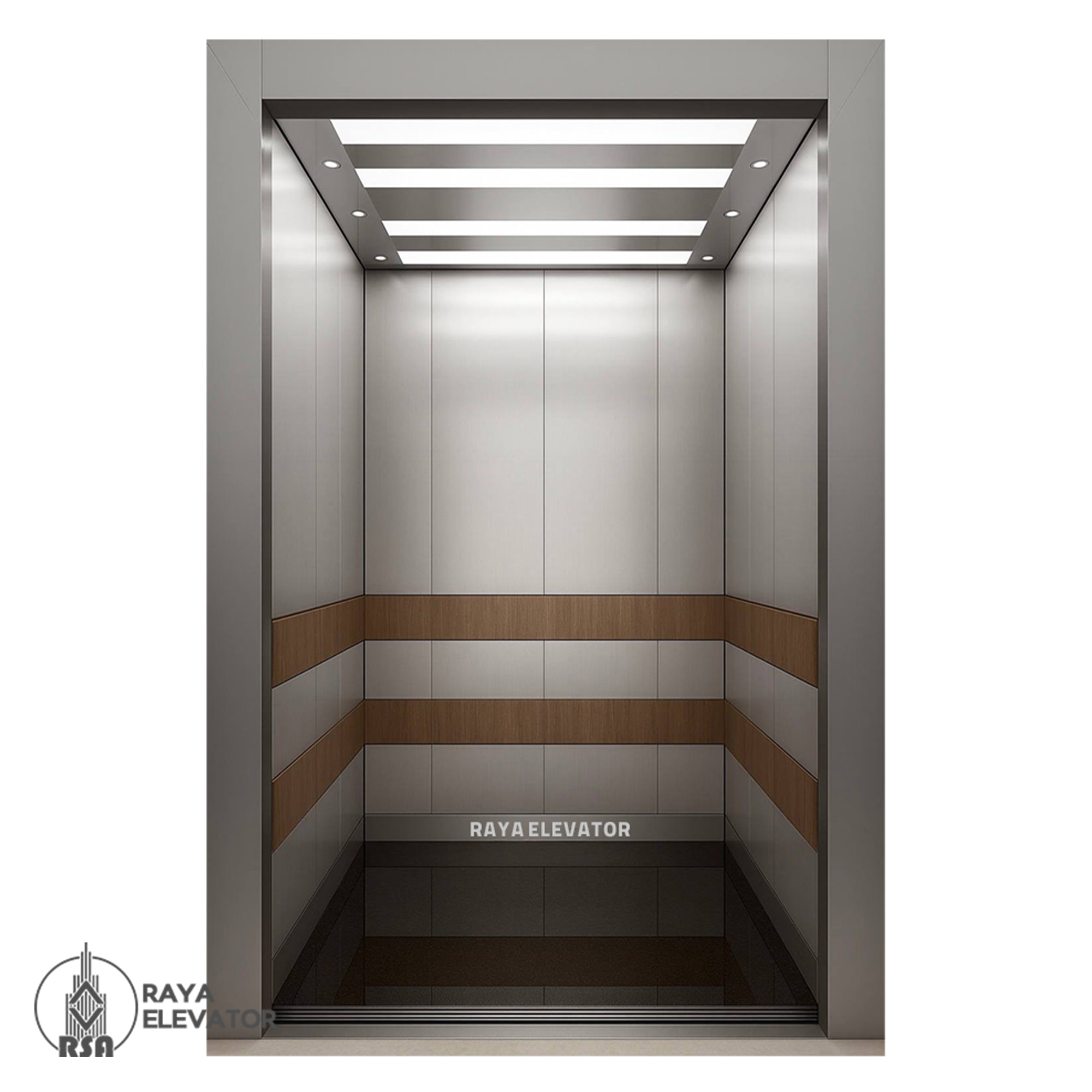 قیمت کابین آسانسور استیل کد3524