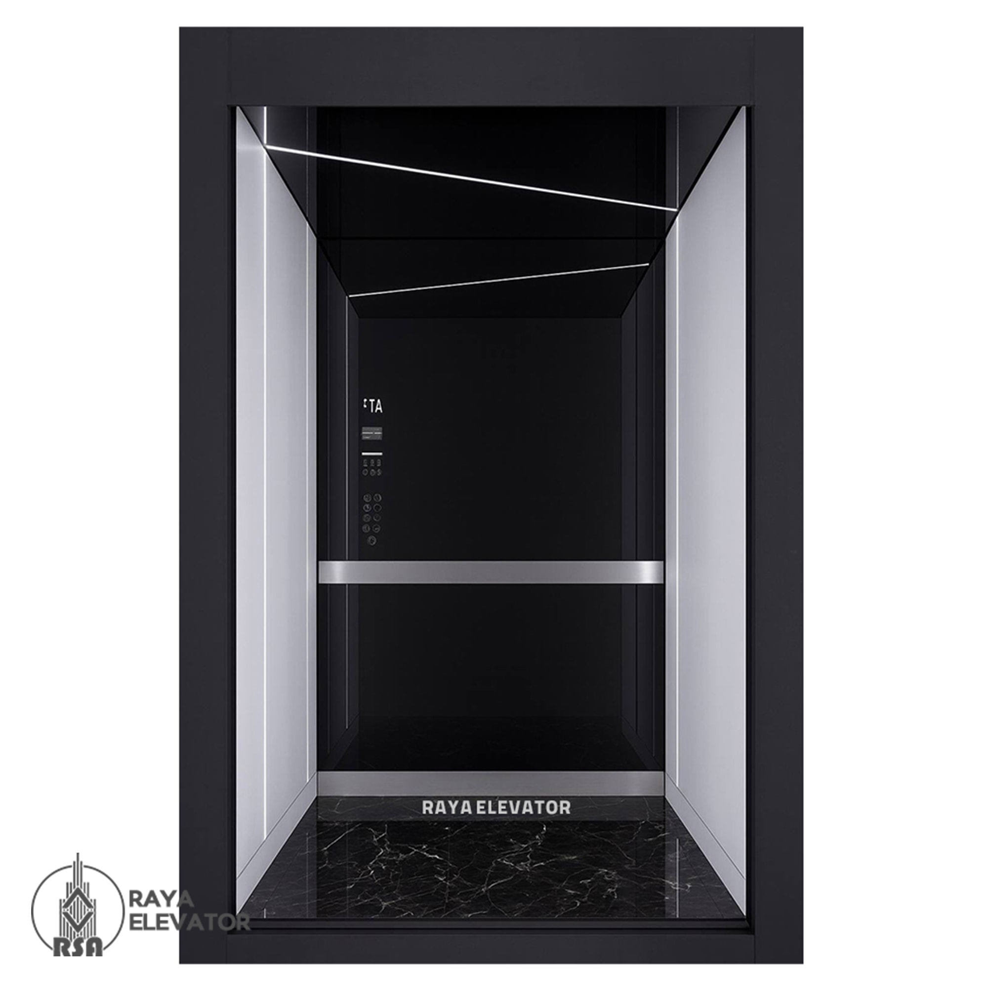 قیمت کابین آسانسور استیل کد3525