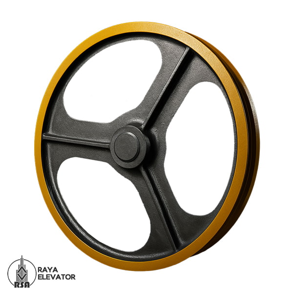 فلکه اصلی موتور آسانسور الکو