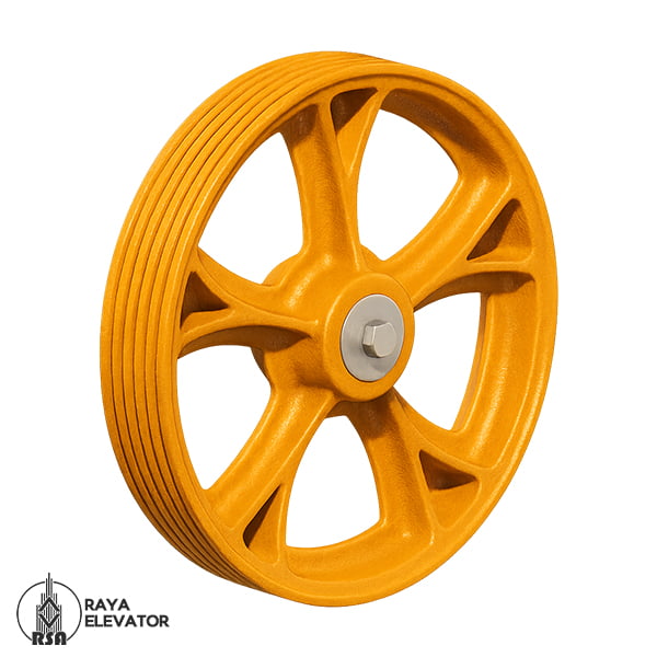 فلکه اصلی موتور آسانسور بهران