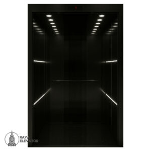 قیمت کابین آسانسور استیل کد 3707 مشکی