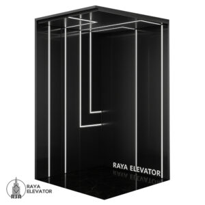 کابین آسانسور استیل کد 3725