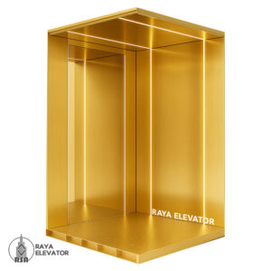 قیمت کابین آسانسور استیل کد3722 طلایی