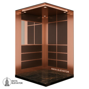 کابین آسانسور استیل کد3724