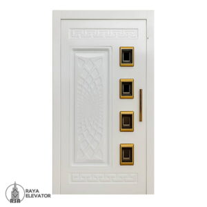 خرید درب آسانسور لولایی کد 6059 سفید