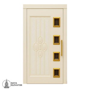 درب آسانسور لولایی کد 6061 کرمی