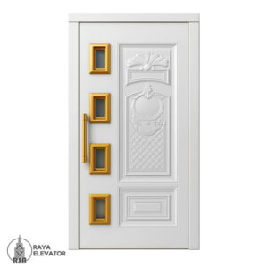 درب آسانسور لولایی کد6055 سفید