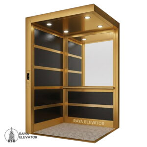 کابین آسانسور ام دی اف استیل کد 3701