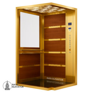 کابین آسانسور ام دی اف کد3704 طلایی