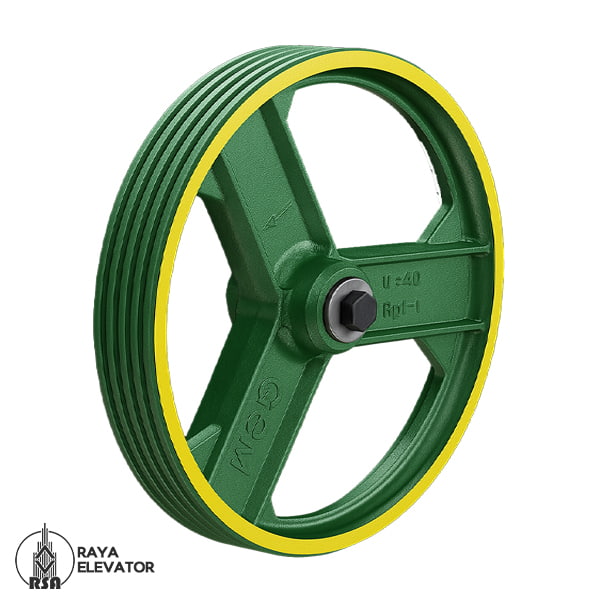 فلکه موتور آسانسور جم